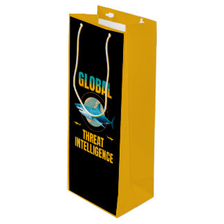 Funny Shark Cyber Security Expert ワインギフトバッグ