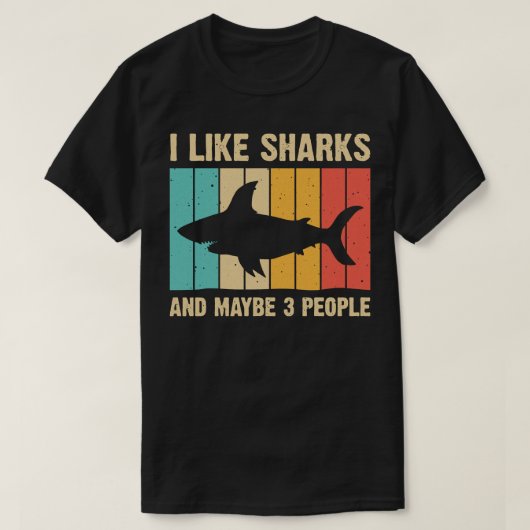Funny Shark Design For Kids Men Women Animal Shark Tシャツ (デザイン正面)