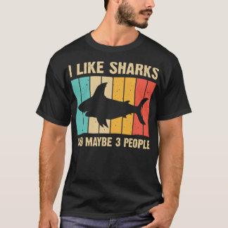 Funny Shark Design For Kids Men Women Animal Shark Tシャツ