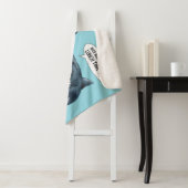 Funny shark diver lunch time :nice bubbles bro シェルパブランケット (インサイチュ)