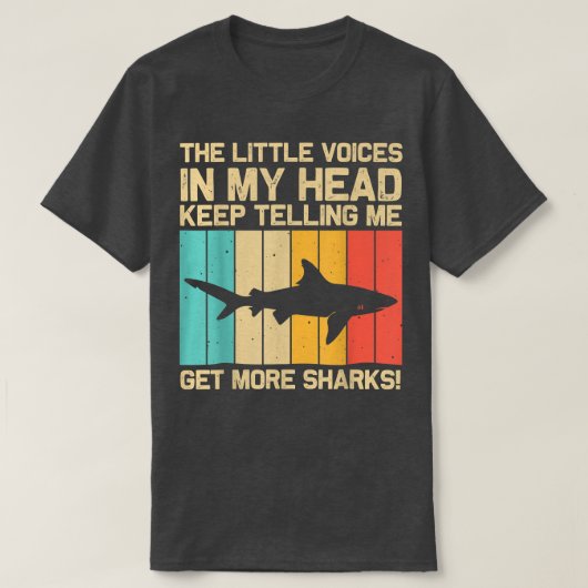 Funny Shark For Men Women Hammerhead Tiger Sharks Tシャツ (デザイン正面)