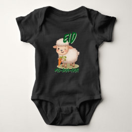 Funny Sheep Eid Adha Baby first Eid  ベビーボディスーツ
