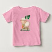 Funny Sheep Eid Adha funny  Baby TShirt  ベビーTシャツ (正面)
