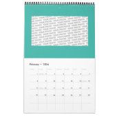 Funny Sheep Message - Just Dance About It 1 カレンダー (2月 2026)