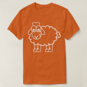 Funny sheep tシャツ (デザイン正面)