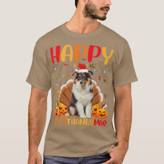 Funny Sheltie Dog Lover Happy Sheltie HelloThanksM Tシャツ