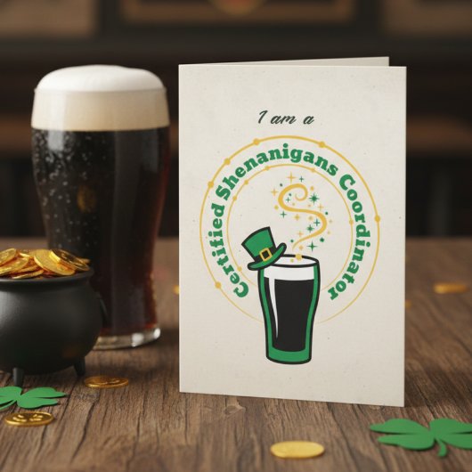 Funny Shenanigans Drinking Card – Party カード