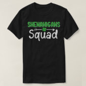 Funny Shenanigans Squad St Patrick's Day Matching  Tシャツ (デザイン正面)