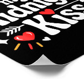 Funny She's My Midnight Kiss Valentine Matching Co ポスター (角)