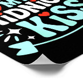 Funny She's My Midnight Kiss Valentine Matching Co ポスター (角)
