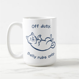 Funny Shiba Inu Belly Rubs Only Coffee Mug コーヒーマグカップ