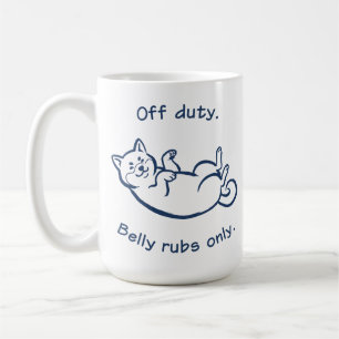 Funny Shiba Inu Belly Rubs Only Coffee Mug コーヒーマグカップ