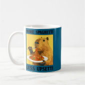 Funny Shirt More Spaghetti Less Upsetti Capybara コーヒーマグカップ (左)