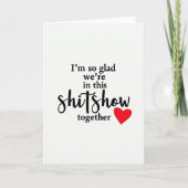 Funny Shitshow Love Card カード (正面)