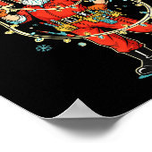 Funny Shockingly Festive Electrician Vintage Chris ポスター (角)