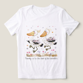 Funny Shoebill T-shirt トライブレンドＴシャツ