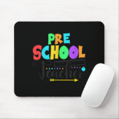 Funny Short School Teacher Quote Saying Pre School マウスパッド (マウス)