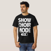 Funny Show Choir Music Lover Singing Nerd  Tシャツ (正面フル)