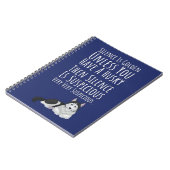 Funny Siberian Husky Gifts Dog Quote Parent ノートブック (左側)