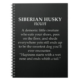Funny Siberian Husky Gifts For Dog Lovers Animal  ノートブック