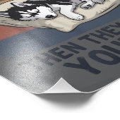 Funny Siberian Husky Pet Lovers Dog Owner  フォトプリント (角)