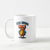 Funny Sick Seven Meme Six Seven Wordplay Halloween コーヒーマグカップ (左)