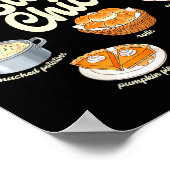 Funny Side Chick Thanksgiving For Men Women  ポスター (角)