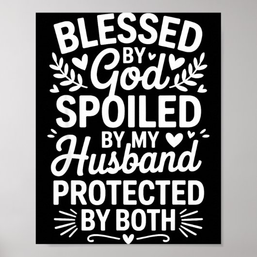 Funny Siled Wife Art For Women Girls Mpy Old Husba ポスター (正面)