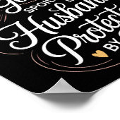 Funny Siled Wife Art For Women Girls Mpy Old Husba ポスター (角)