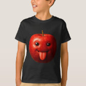 Funny Silly Gen Z Meme Brainrot Humor Tongue Out  Tシャツ (正面)