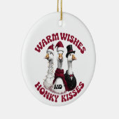 Funny Silly Goose Christmas Ornament セラミックオーナメント (右)