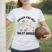 Funny Silly Goose Soccer Pun Tシャツ