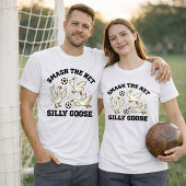 Funny Silly Goose Soccer Pun Tシャツ