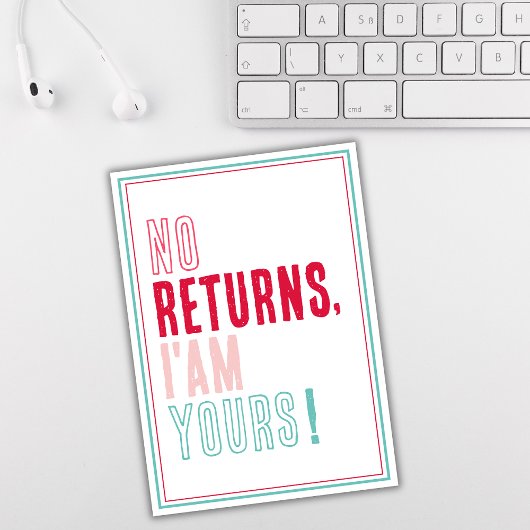 Funny Silly Humorous Valentine Love Couple  シーズンカード