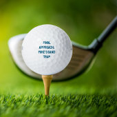 Funny Simple Golfer Final Approach: Name Sand Trap ゴルフボール