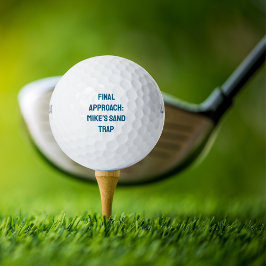 Funny Simple Golfer Final Approach: Name Sand Trap ゴルフボール