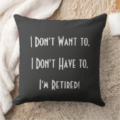 Funny Simple Retirement Grandpa クッション (ブランケット)