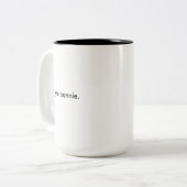 Funny Simple Scottish Mug ツートーンマグカップ (正面左)