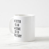 Funny Sister Appreciation コーヒーマグカップ (正面左)