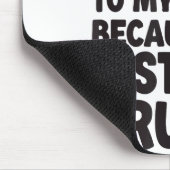 Funny Sister Quote Rude Saying Family Humor Gift T マウスパッド (コーナー)