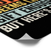 Funny Sister Sarcastic Sibling Humor Quote From Br ポスター (角)