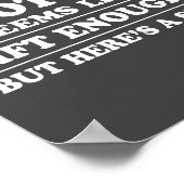 Funny Sister Sarcastic Sibling Humor Quote From Br ポスター (角)