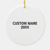 Funny Six Seven 67 Brainrot Meme 6 7 Christmas セラミックオーナメント (裏面)