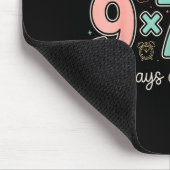 Funny Six Seven 67 Days Of School Meme Math Teache マウスパッド (コーナー)