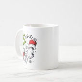 Funny Six Seven 67 Meme 6 7 Christmas Elf Hand Boy コーヒーマグカップ (正面左)