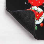 Funny Six Seven 67 Meme 6 7 Christmas Santa Hand B マウスパッド (コーナー)