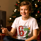 Funny Six Seven 67 Meme Christmas Lights Kids トライブレンドTシャツ