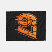 Funny Six Seven 67 Meme Gen Alpha 67 Basketball Fo フリースブランケット (正面(横))