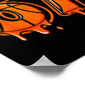 Funny Six Seven 67 Meme Gen Alpha 67 Basketball Fo ポスター (角)