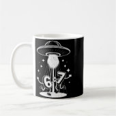 Funny Six Seven 67 Meme Internet Meme Ufo Gen Alph コーヒーマグカップ (左)